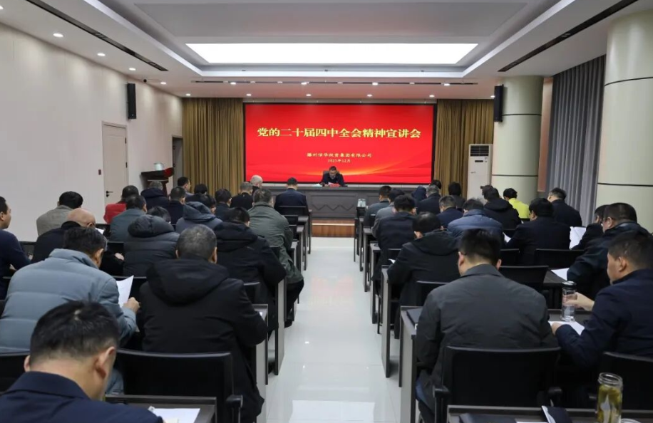 信华集团举办学习贯彻党的二十届四中全会精神宣讲活动