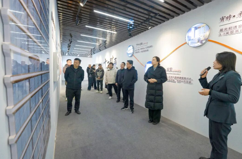 枣庄市住建局到信华启元指导服务高品质住宅建设