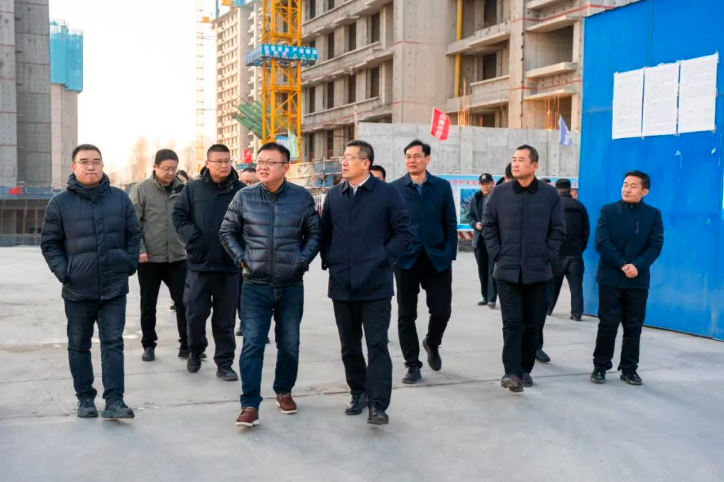 山东高速工程建设集团一行到信华集团调研棚户区改造项目建设工作