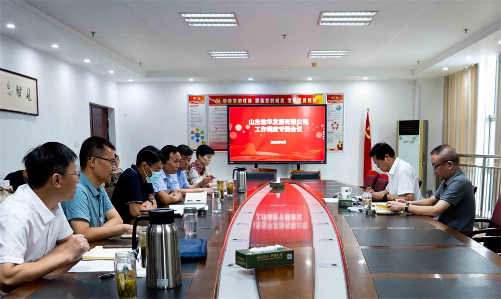 信华发展公司召开工作调度专题会议