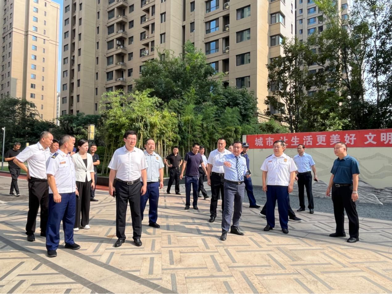 枣庄市消防救援支队到中房·缇香郡小区调研